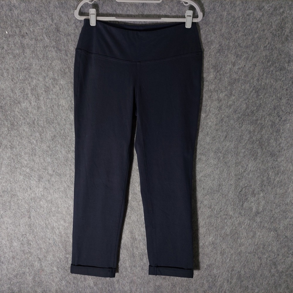 J. Jill Wearever Jean Pants S Petite Navy Crop Comfort Waistband Stretch Pull On